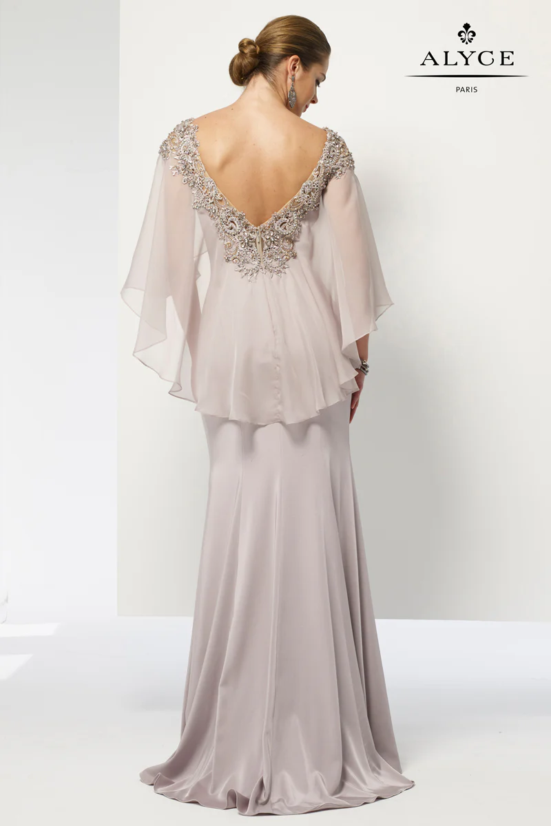 ALYCE Paris 27170 Special Occasion V-neck Embellished Straight Dress - Image 6