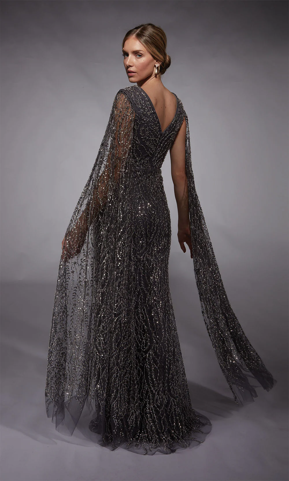 ALYCE Paris 27725 Special Occasion Plunging Neckline Ruched/draped Mermaid Dress - Image 5