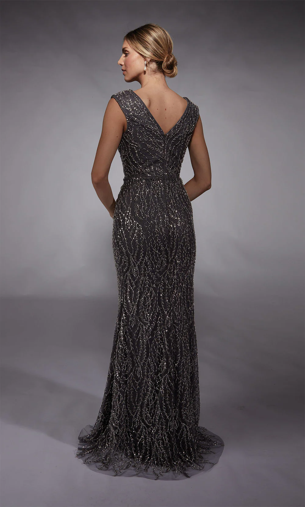 ALYCE Paris 27725 Special Occasion Plunging Neckline Ruched/draped Mermaid Dress - Image 7
